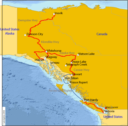 Canada portion of Hobobiker Trip Canada portion of Hobobiker Trip
