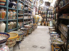 Talavera pottery in Dolores Hidalgo